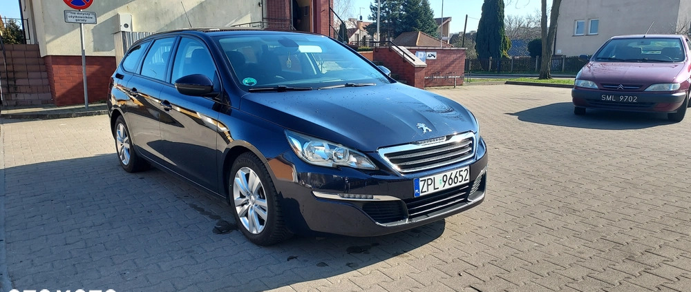 Peugeot 308 cena 27400 przebieg: 217000, rok produkcji 2015 z Police małe 92